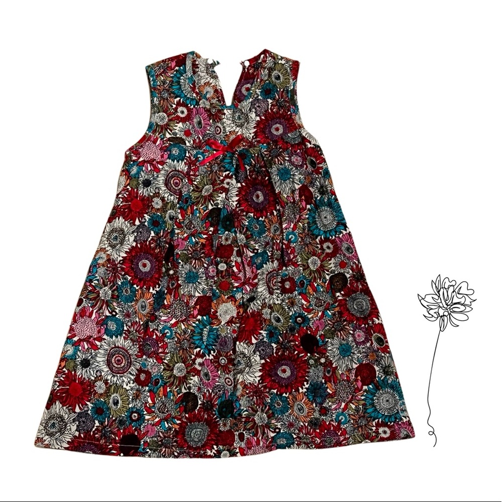 red floral dress (Nino Japanese brand)